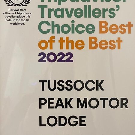 Tussock Peak Motor Lodge Hanmer Springs Exterior foto